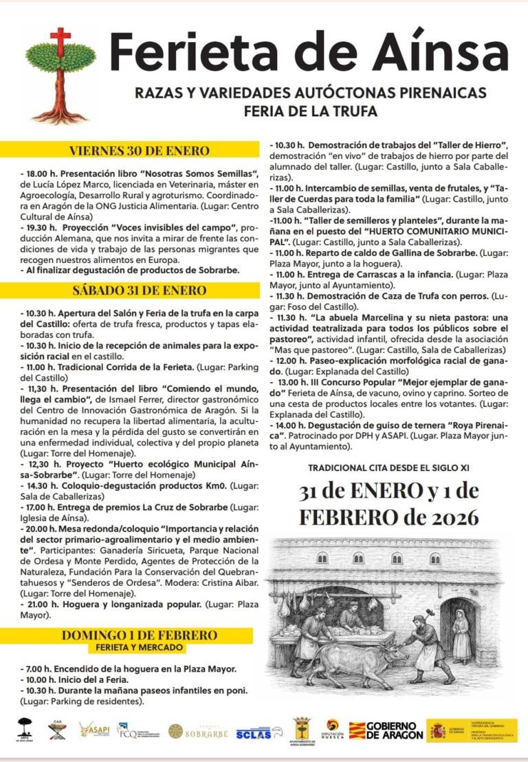 La Ferieta de Aínsa pone en valor el pastoreo y la vida rural ferieta de ainsa