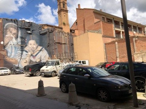 Acción Vecinal San Hipólito Barbastro denuncia vertidos incontrolados en un solar de la calle Lacorte