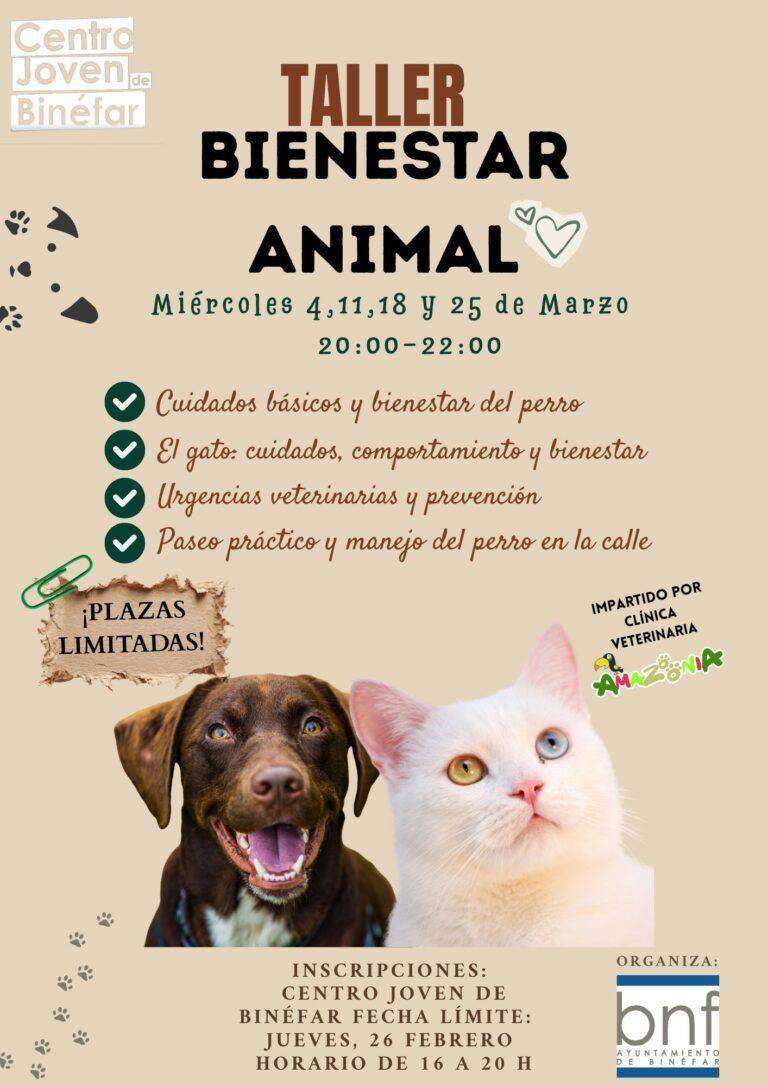 taller bienestar animal Binéfar