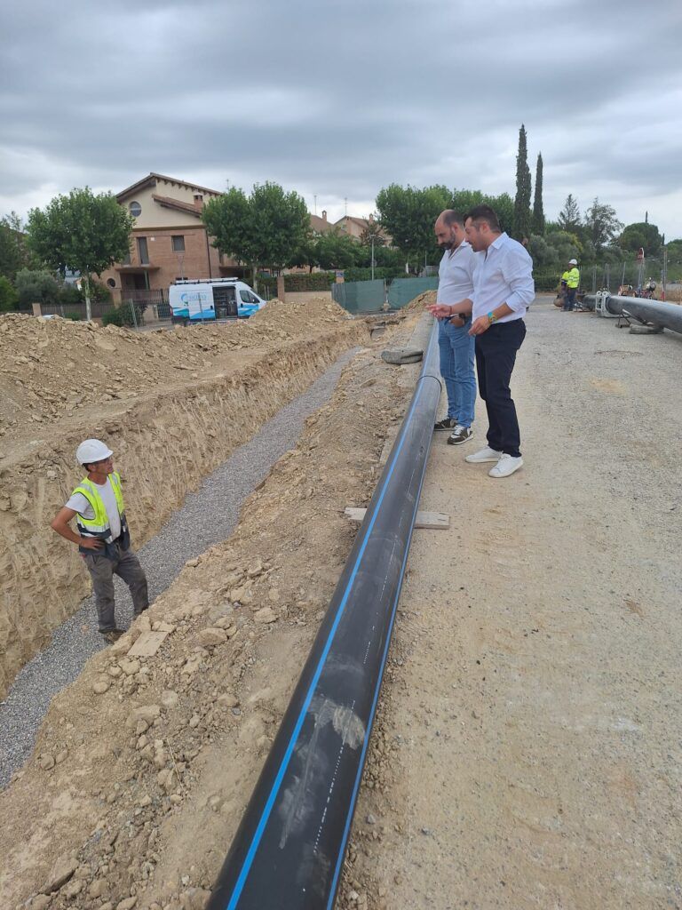 El Ayuntamiento de Barbastro conecta el Anillo Perimetral a la red y abre la puerta al desarrollo del sector Campo Escolapios barbastro Anillo Perimetral