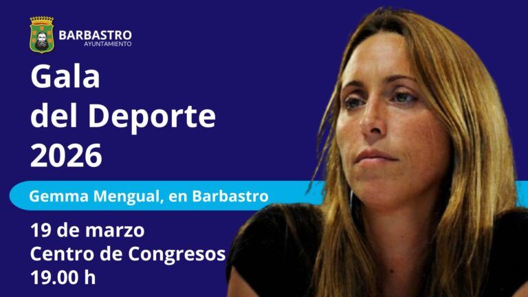 Barbastro celebra el 19 de marzo la Gala del Deporte con Gemma Mengual gala del deporte barbastro