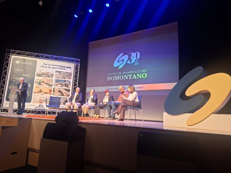 CEDER Somontano celebra tres décadas de desarrollo rural Emprendedores en la Gala 30 años del CEDER Somontano.