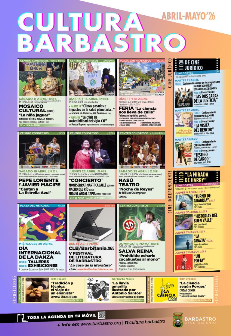 Agenda cultural Barbastro