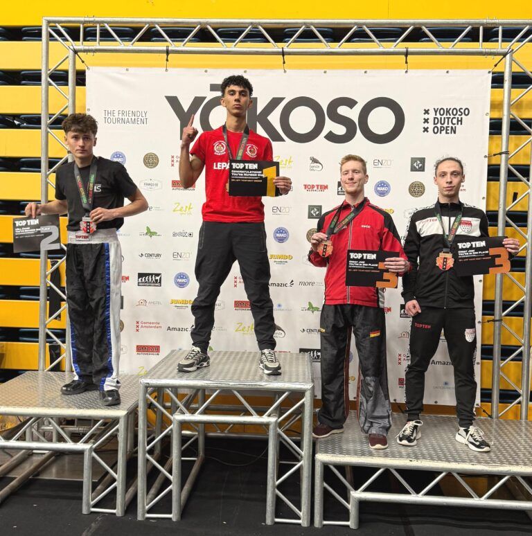 El kickboxing de Barbastro logra el oro en Ámsterdam con Mohamed Amine kickboxing