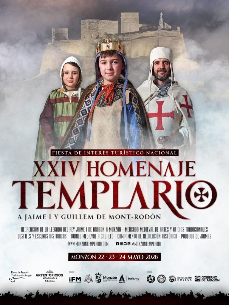 Monzón presenta el cartel de su XXIV Homenaje Templario con los nuevos protagonistas Homenaje Templario Monzón