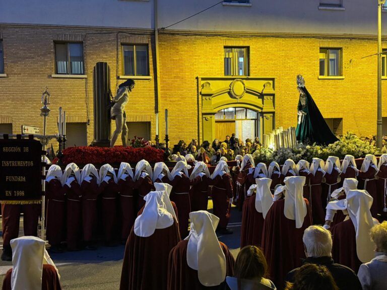 Jueves Santo: La Flagelación y El Prendimiento en Barbastro La Flagelación.