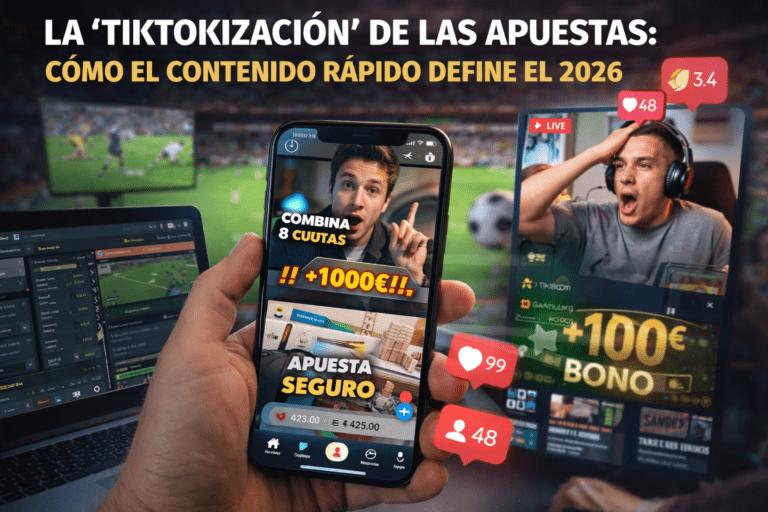 La «TikTokización» de las Apuestas: Cómo el contenido rápido define el 2026