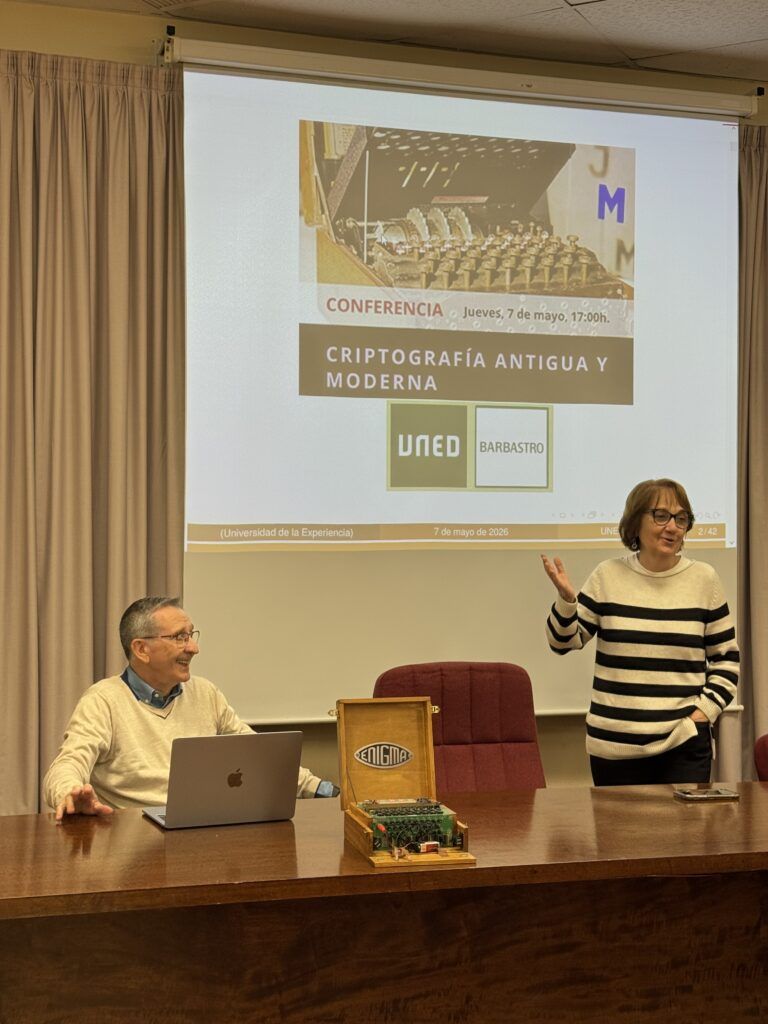 La Universidad de la Experiencia cierra el curso en Barbastro con una conferencia sobre criptografía universidad experiencia barbastro