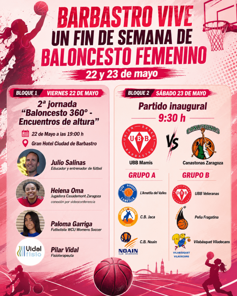 Barbastro vive un fin de semana de baloncesto femenino