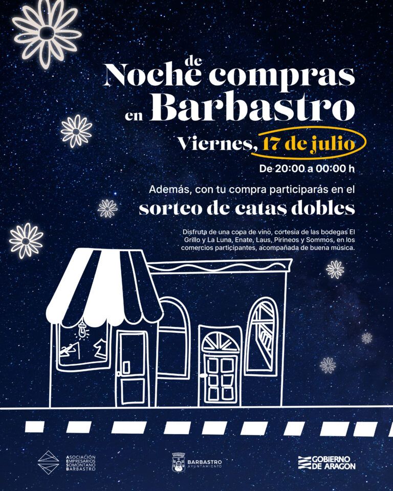La Noche de Compras de Barbastro se traslada al 17 de julio para no coincidir con el España-Bélgica Noche de Compras Barbastro