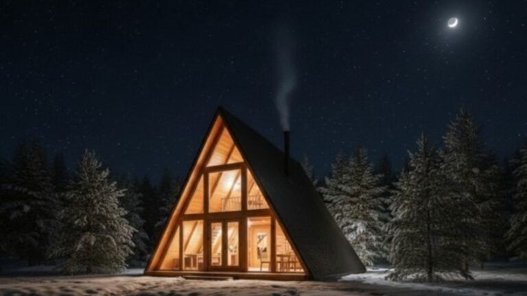 Cabaña alpina modular, una de las soluciones de vivienda del SiAA 2026 en Barbastro