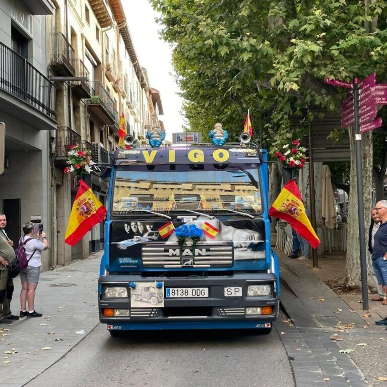 San Cristóbal vuelve a poner el transporte en el centro de Barbastro San Cristóbal Barbastro