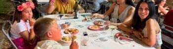familia disfrutando del Festival vino somontano