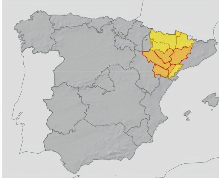 Ante los avisos de la AEMET por riesgo de lluvia intensa y tormentas AEMET
