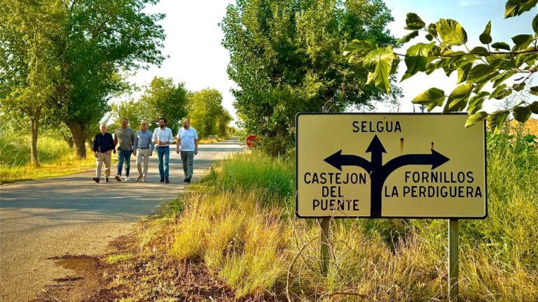 La Diputación aborda la renovación integral de la conexión entre Castejón del Puente y Selgua Vía entre Castejón del Puente y Selgua que será renovada por la Diputación Provincial de Huesca