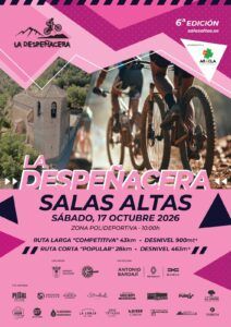 Cartel oficial de la VI BTT Despeñacera de Salas Altas,