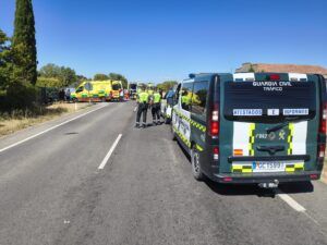 Accidente Guardia Civil Barbastro.