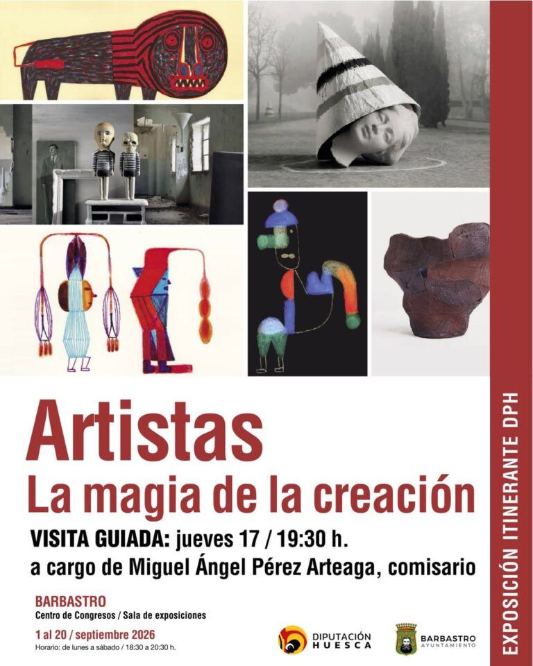 Barbastro apura los últimos días de la exposición Artistas. La magia de la creación exposición Artistas Barbastro
