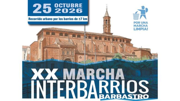 Barbastro celebra la XX Marcha Interbarrios el 25 de octubre con fines solidarios Marcha Interbarrios de Barbastro